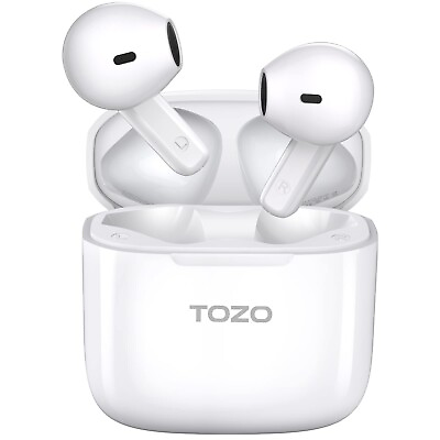 #ad TOZO A3 Wireless Earbuds Bluetooth 5.3 Half in Ear Lightweight Headphones $22.99