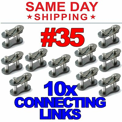 #ad #ad 10 #35 Roller Chain Connecting Links $8.95