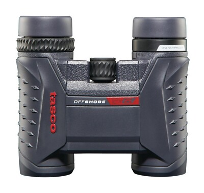 #ad Tasco Offshore Binoculars 12x25 Eye Relief 96.8mm Waterproof Strap Lens 200122 $63.60