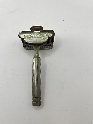 #ad Star 1912 Vintage Single Edge Safety Razor for Shaving Made In USA Silver Chrome $19.99