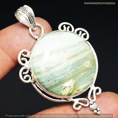 #ad Lace Agate Gemstone Ethnic Handmade Beauty Pendant Jewelry 2.25quot; FPS 2494 $3.39
