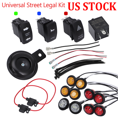 #ad Turn Signal Street Legal Horn Kit For Polaris Sportsman Kawasaki Mule Teryx US $35.09