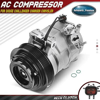 #ad A C AC Compressor with Clutch for Chrysler 300 Pacifica Dodge Challenger Charger $119.99