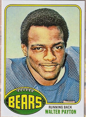 #ad 🏈HALL OF FAME ROOKIE🏈*Counterfeit* 1976 Topps WALTER PAYTON RC #148 💥MINT💥 $15.00
