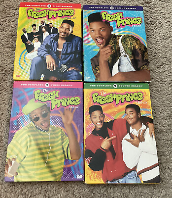 #ad The Fresh Prince of Bel Air Seasons 1 4 on DVD 1 2 3 4 $7.99