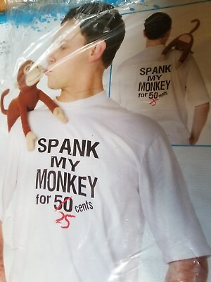 #ad Spank My Monkey Adult Halloween Costume Naughty Humor Funny Comedy Mature Sexy $15.95