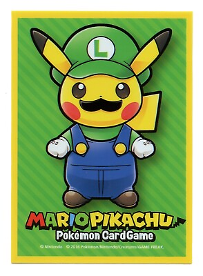 #ad Luigi Pikachu Individual Card Sleeve Pokemon Center Japan Original $4.00