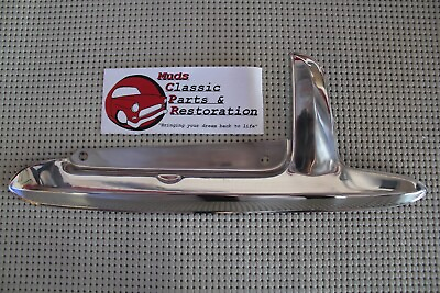 #ad 1951 1952 Chevy Passenger Car Gas Fuel Door Trim Scratch Guard Stainless New $28.67