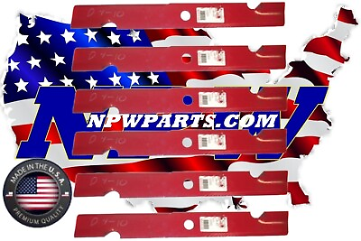 #ad 6 11224 Rotary High Lift Blades Compatible With Exmark 103 6403 103 64035 $52.99