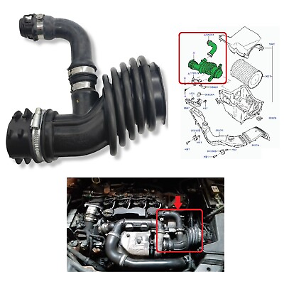 #ad Air Intake Hose Pipe Filter Flow For Volvo C30 S40 Ii V50 1.6 D 2005 2012 GBP 35.20