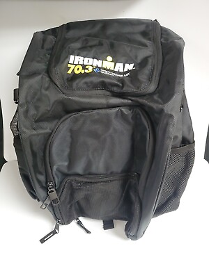#ad IRONMAN 70.3 Mont Tremblant Quebec Event Backpack Black Large NEW $99.99