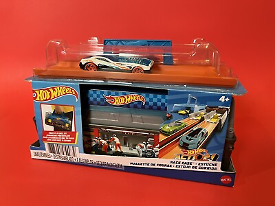 #ad MATTEL Hot Wheels Race Case Track Set Two Cars amp; One Track Take It amp; Race It A $19.80
