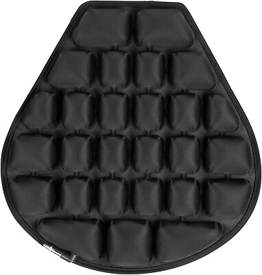 #ad Motorcycle Air Seat Cushion with Inflatable Bubble Air Pads Non Skid Bottom $24.99