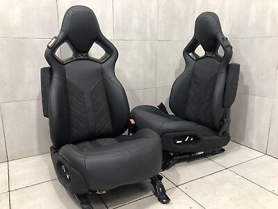 #ad CHEVROLET CORVETTE C7 Z06 ZR1 COOLED HEATED COMPETITION BUCKET SEATS OEM CARBON $4800.00