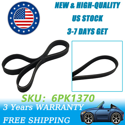 #ad High Quality 539K6 Serpentine Belt 6PK1370 Fit Dodge Stratus Mini Cooper $18.95