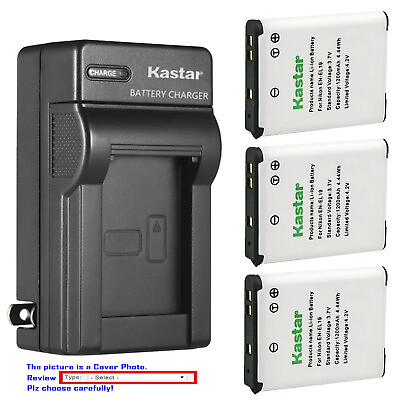 #ad Kastar Battery Wall Charger for Nikon EN EL19 Nikon Coolpix S3500 Coolpix S3600 $6.49