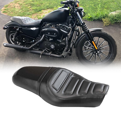 #ad For Harley Sportster 1200 883 XL1200 XL883 Custom Driver Passenger Two Up Seat $99.25