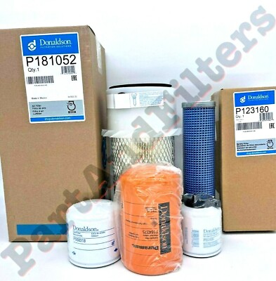 #ad Filter Kit For Bobcat T140 T180 T190 Skid Steer Oil Fuel Diesel Air Inner $124.50