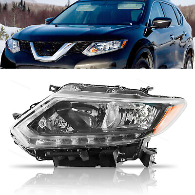 #ad Left Driver Side Halogen Headlight Fit For 2014 2015 2016 Nissan Rogue $62.84