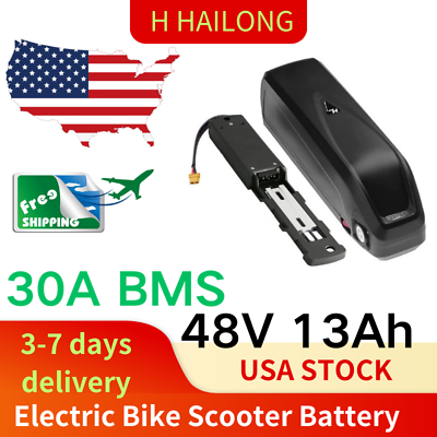 #ad 48V 1000W Hailong Ebike Battery Lithium Ion Ebike Electric Bike battery $199.00