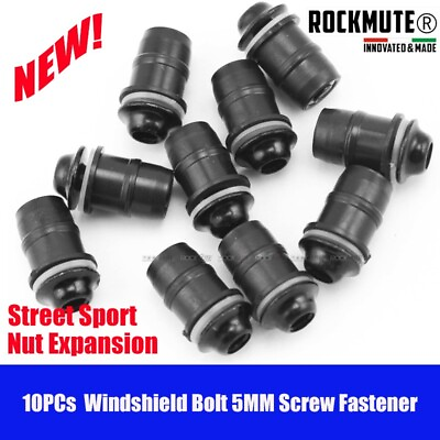 #ad 10PC Windscreen Windshield Bolt 5MM Screw Fastener Nut Expansion Fits For DUCATI $6.49