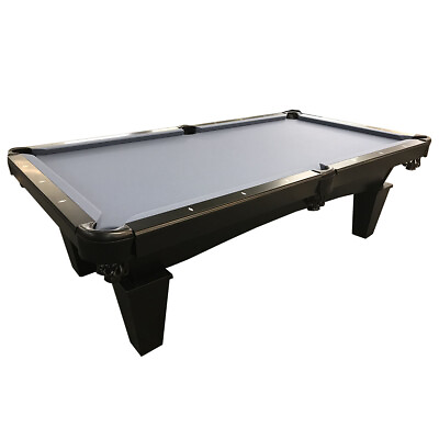 #ad 8#x27; Mustang Pool Billiards Table Graphite Matte Black $2699.00