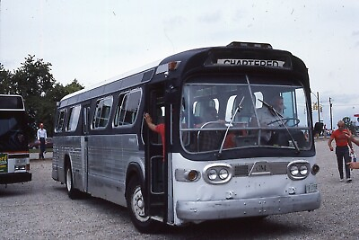 #ad Original Bus Slide Silver Black GM Charter Bus 1986 #7 $4.50