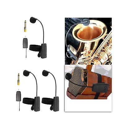 #ad Wireless Musical Instrument Mic Universal 30M Range for Tuba Trumpets Guitar $19.27