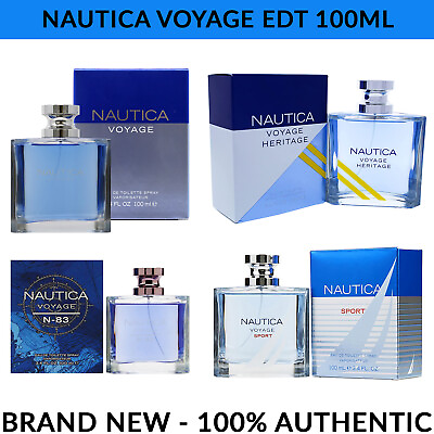 #ad Nautica Voyage Heritage N 83 amp; Voyage Sport 3.3 oz 100ml EDT BRAND NEW $22.89
