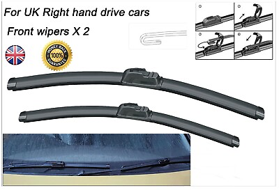 #ad For Chevrolet Spark 2005 2020 Brand New Front Windscreen Wiper Blades 22quot;16quot; GBP 8.95
