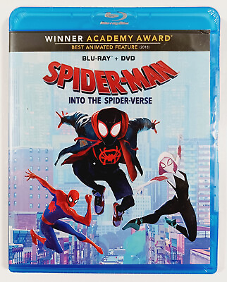 #ad Spider Man Into The Spider Verse Blu Ray DVD New Sealed Unopened $10.99