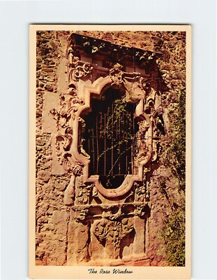 #ad Postcard The Rose Window Mission San Jose San Antonio Texas $9.09