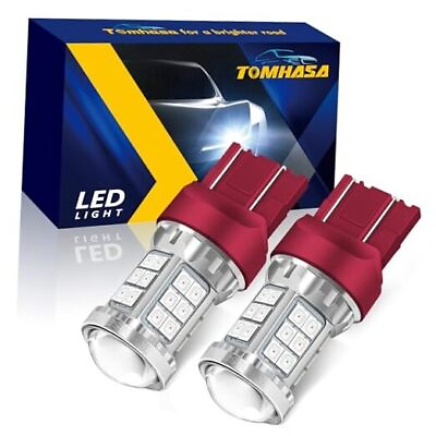 #ad Led Bulb LED Brake Light Bulbs 36SMD 2835 Chipsets 7443 Led Bulb 7441 7440 Red $20.49