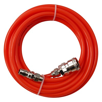 #ad 5m Pneumatic Straight Pipe Air Compressor Pump Hose Tube With Quick Connector $19.40