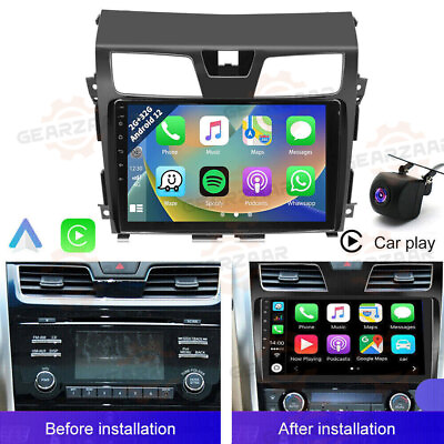 #ad #ad For 2013 2018 Nissan Altima Apple Carplay Car Radio Android 12 GPS FM Stereo DSP $109.88