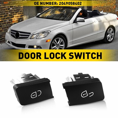 #ad Door Lock Switch Button Front For Left Benz Mercedes W204 W212 2008 2018 LH EXD $15.99