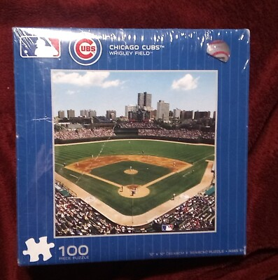 #ad 2010 Chicago Cubs Wrigley Field 100 Piece 12quot; x 12quot; Jigsaw Puzzle MLB New Sealed $22.77