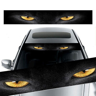 #ad Yellow Eye Leopard Graphics Vinyl Sticker For Windshield Waterproof 1x Car Decal $8.99