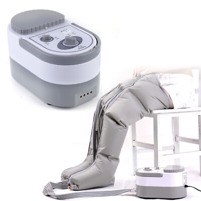 Leg Massager Set Super Silent Compressor Adjustable Pressure Treat Lymphedema $178.61