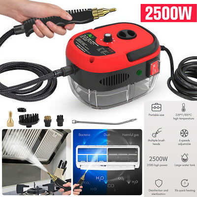 #ad 2500W High Pressure Steam Cleaner Machine Portable Cleaning Machine for Home Car $79.99