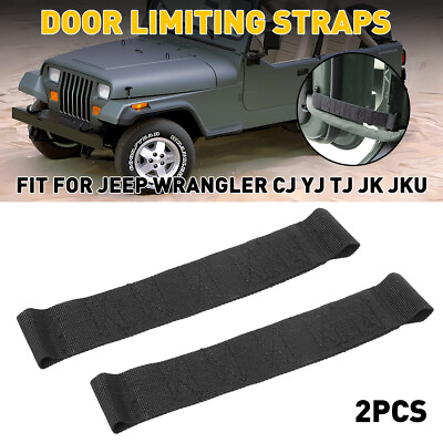 #ad Door Limiting Strap Swing Door Check Limiter for Jeep Wrangler CJ YJ TJ JK JKU $11.39
