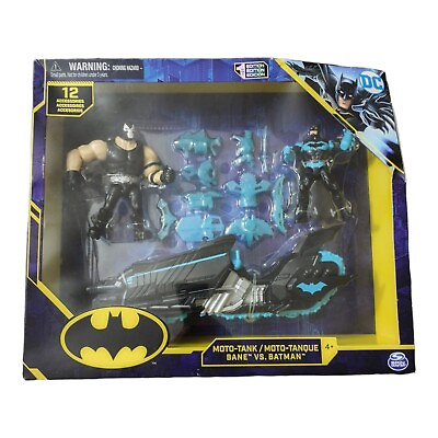 #ad DC Comics Moto Tank Bane Vs. Batman 1st Edition 4quot; Figures Playset $17.89