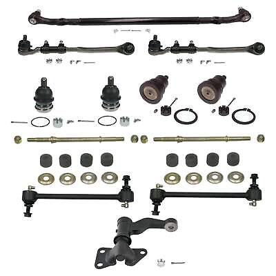 #ad 12 Pc Kit Center Link Tie Rod Ball Idler Sway For Nissan Frontier 2.4L 2WD $204.80
