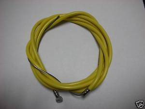 #ad BICYCLE BIKE 1 Brake Cable 68quot; 1 2P Housing 60quot; YELLOW NEW $6.12