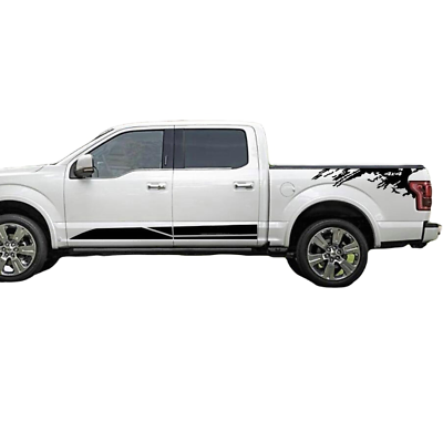 #ad Graphic Mud Splash Trunk Car Sticker For Ford F 150 Toyota Hilux Side Door Decal $70.00