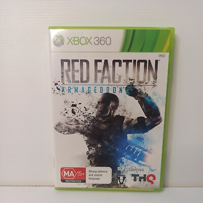 #ad Xbox 360 Game Red Faction Armageddon Sci Fi Fantasy Battle Fantasy with Manual AU $20.95