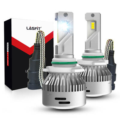 #ad LASFIT 9145 9140 H10 LED Fog Driving Lights Bulb Super Bright 60W 6000K 6000LM $54.99