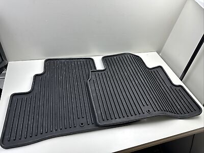 #ad 2009 2014 Nissan Murano Black All Weather Rubber REAR Floor Mats OEM $25.97