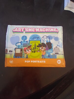 #ad 2023 Wendy#x27;s Kid’s Meal Art Time Machine Pop Portraits Kit Toy $9.00
