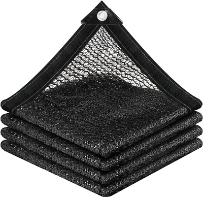#ad 30% Sunblock Shade Cloth Net Black Resistant 8x20 Ft Garden Shade Mesh Tarp $34.25